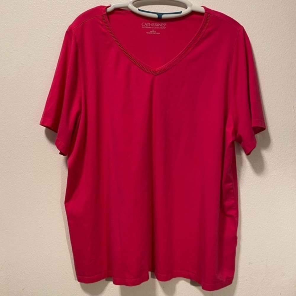 Catherines Shirt Women’s Size 1X Pull Over Cotton